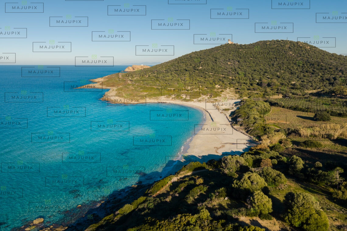 Plage de Bodri drone