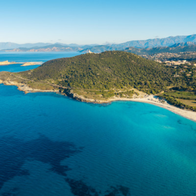 Plage de Bodri drone