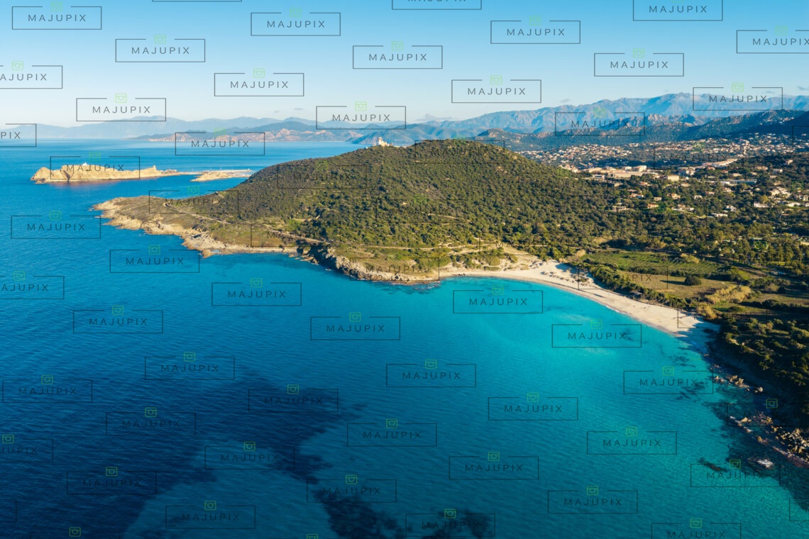 Plage de Bodri drone