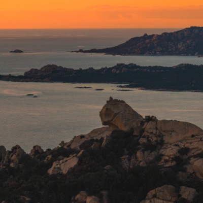 Le Lion de Roccapina au coucher de soleil