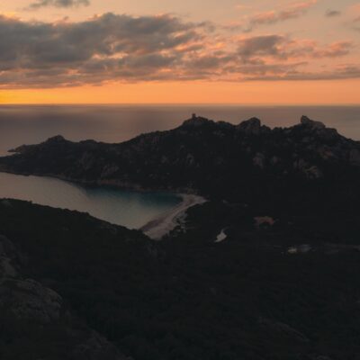 Roccapina au coucher de soleil