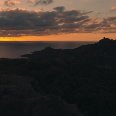 Roccapina au coucher de soleil