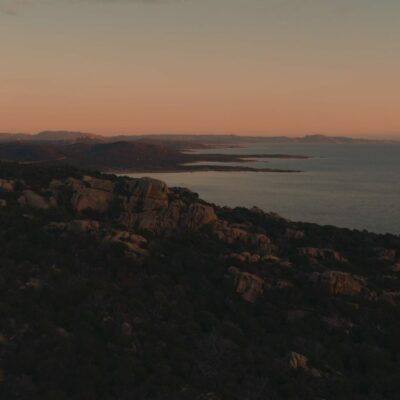 Roccapina au coucher de soleil