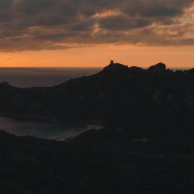 Roccapina au coucher de soleil