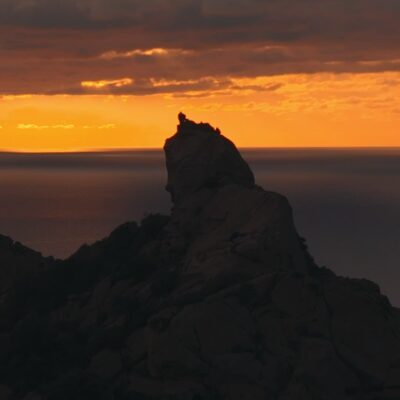 Roccapina au coucher de soleil