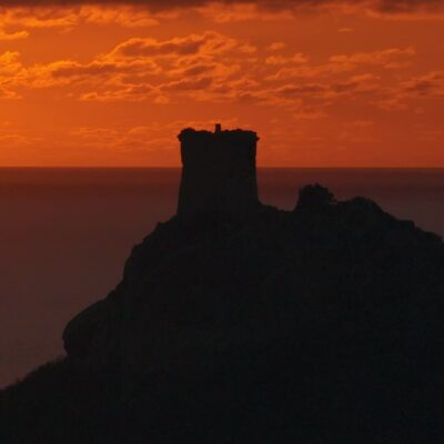 Roccapina au coucher de soleil