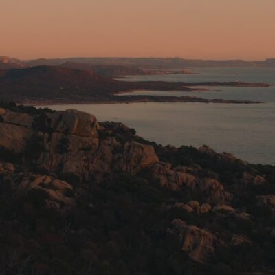 Roccapina au coucher de soleil