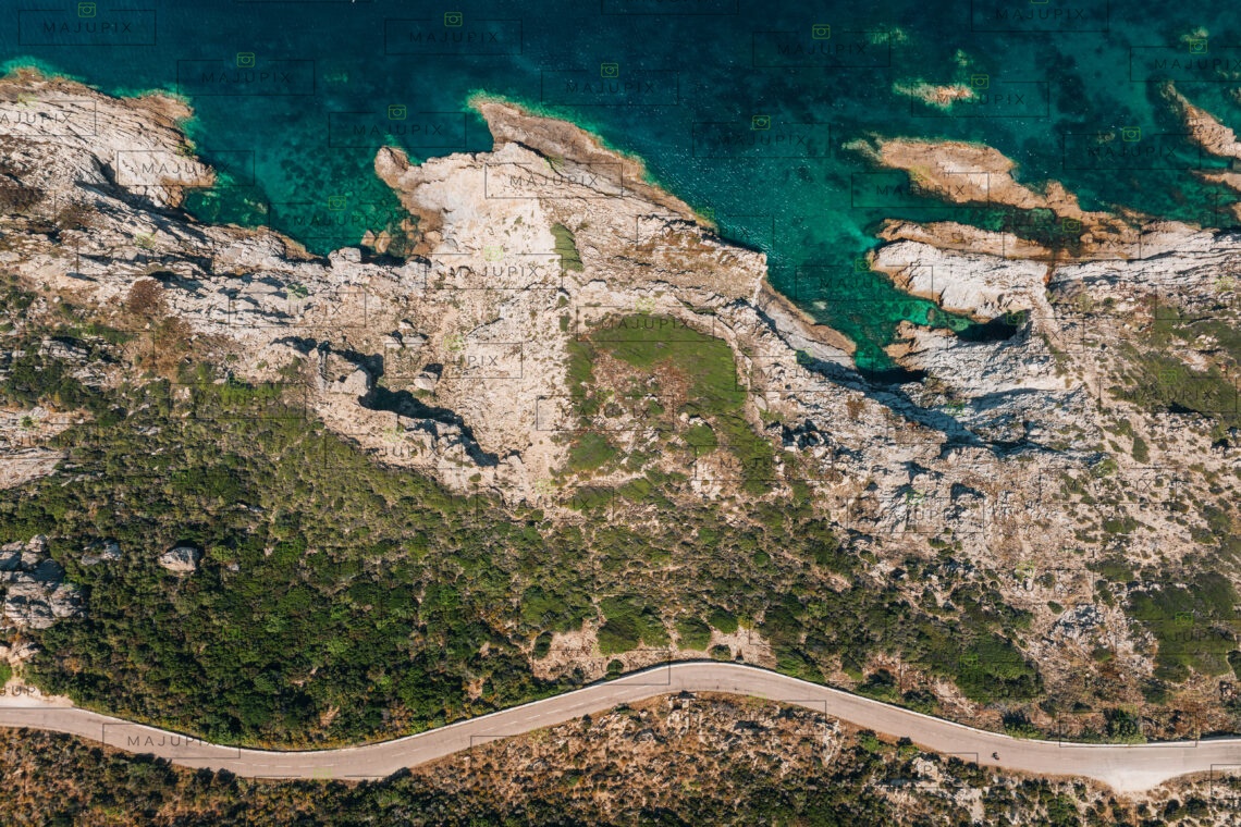 Route de Galéria drone