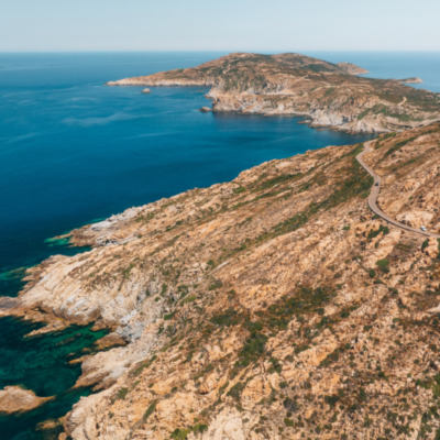 Route de Galéria  drone
