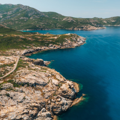 Route de Galéria drone