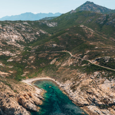 Route de Galéria drone