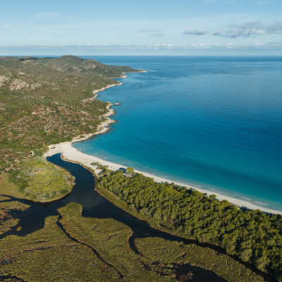 Plage de Saleccia drone