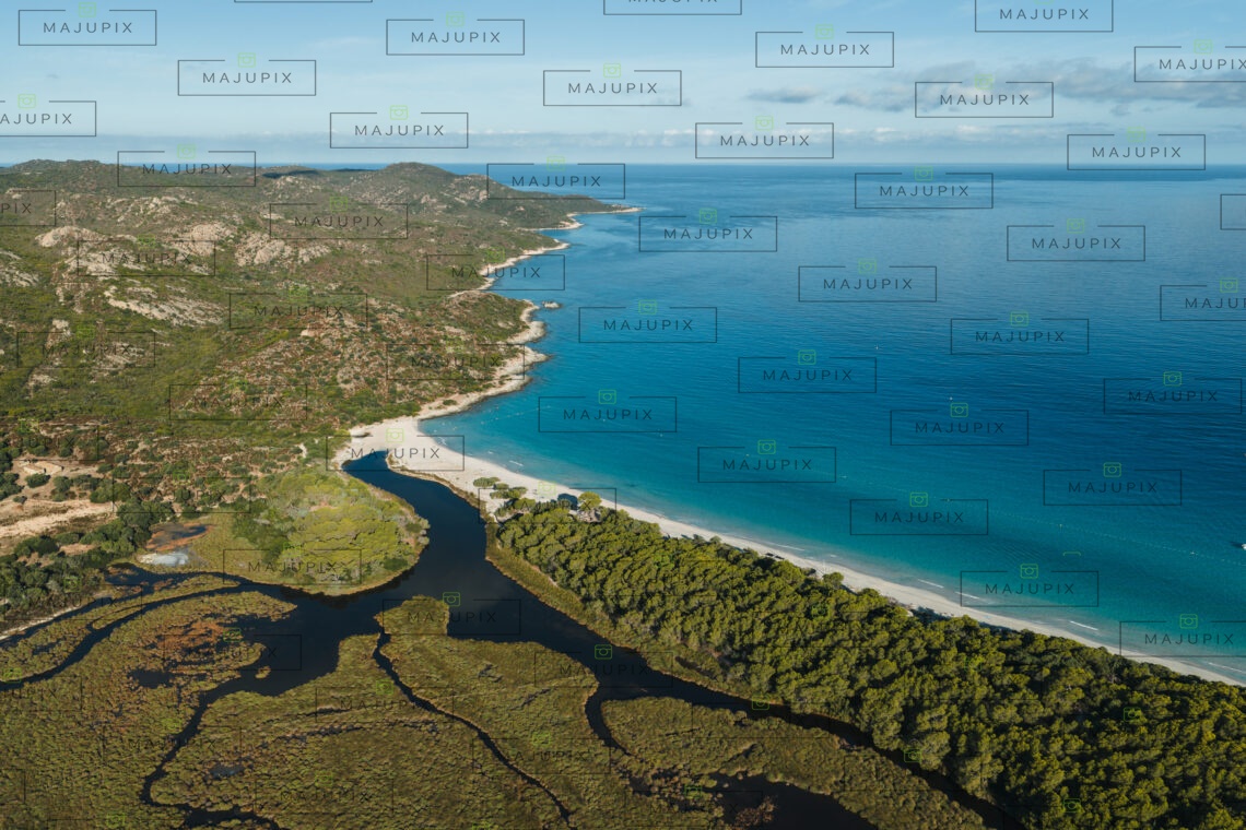 Plage de Saleccia drone
