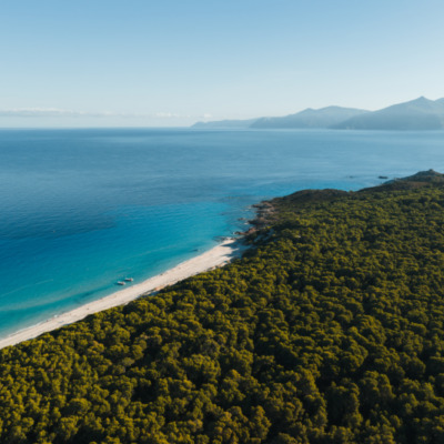 Plage de Saleccia drone