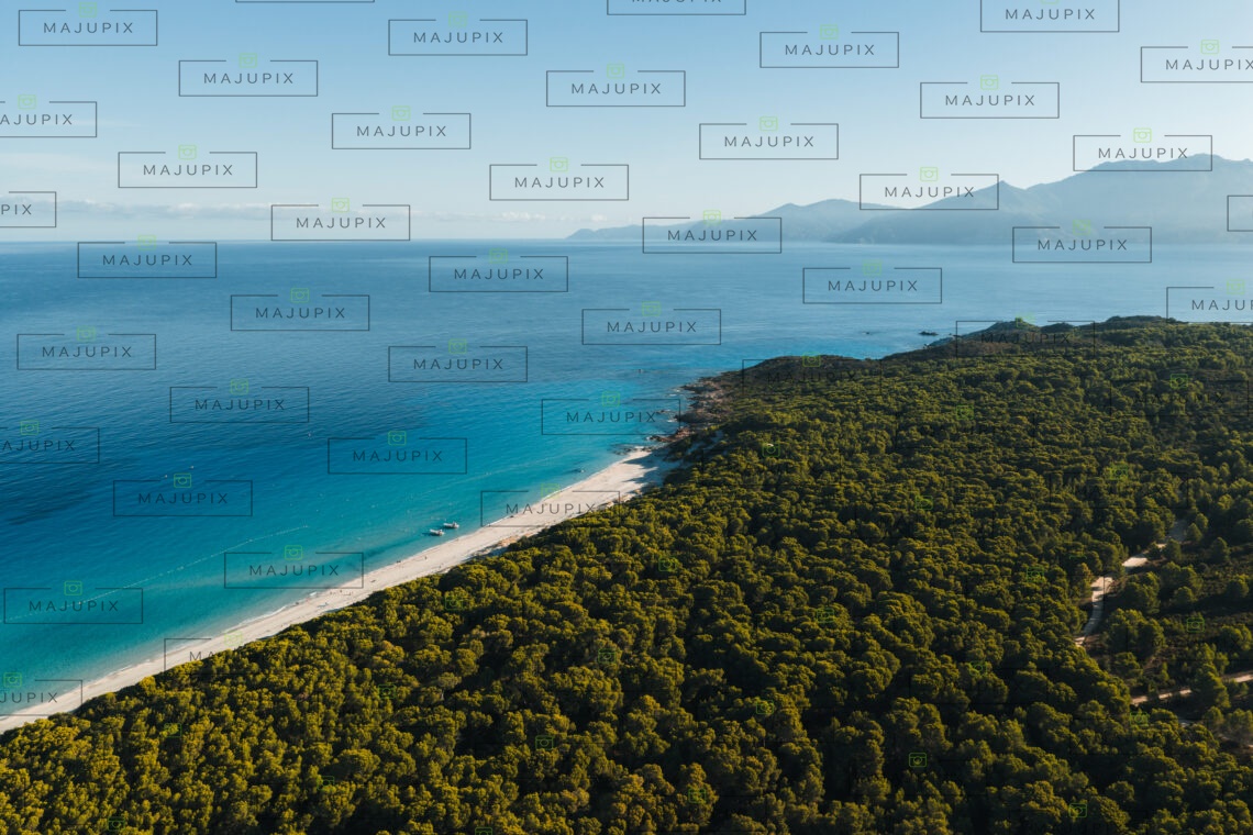 Plage de Saleccia drone
