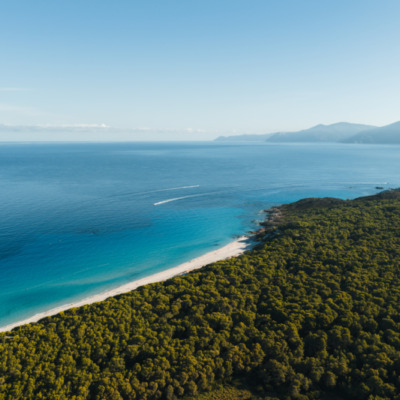 Plage de Saleccia drone