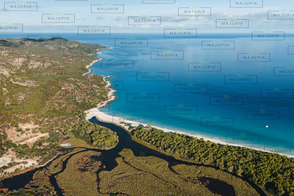 Plage de Saleccia drone