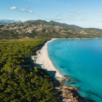 Plage de Saleccia drone
