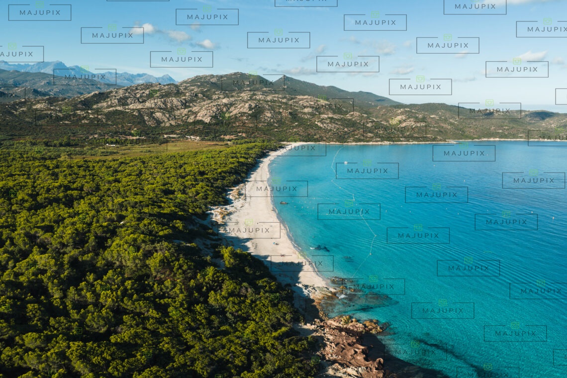Plage de Saleccia drone