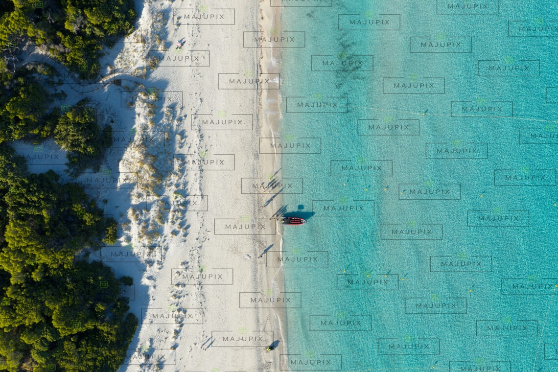Plage de Saleccia drone