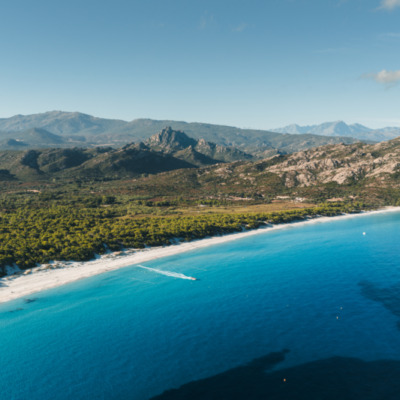 Plage de Saleccia drone