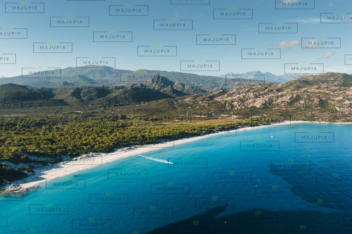Plage de Saleccia drone