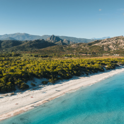 Plage de Saleccia drone