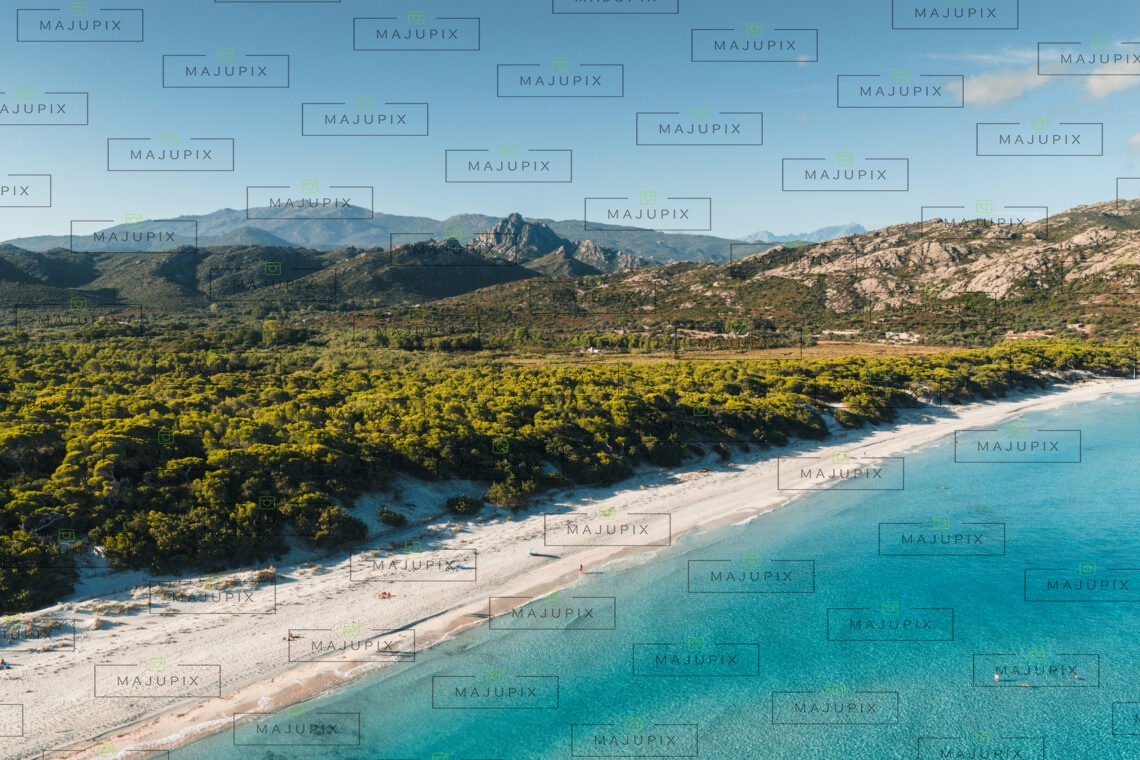 Plage de Saleccia drone