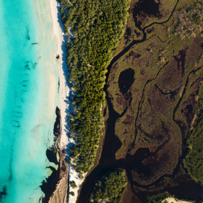 Plage de Saleccia drone