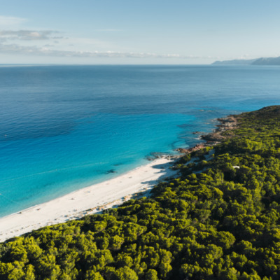 Plage de Saleccia drone