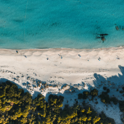 Plage de Saleccia drone