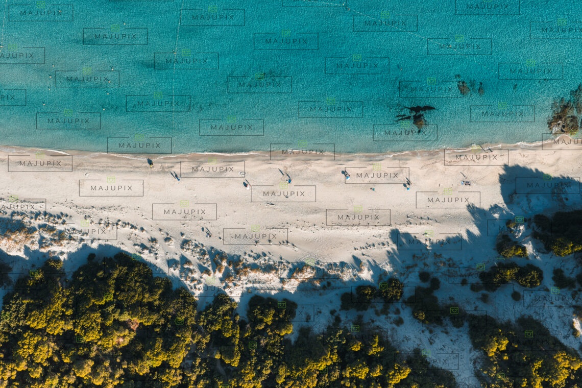 Plage de Saleccia drone