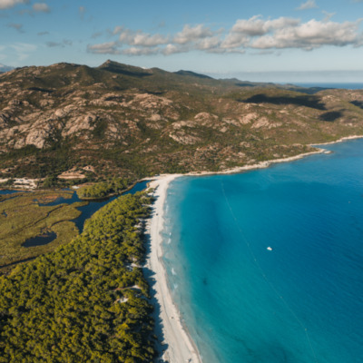 Plage de Saleccia drone