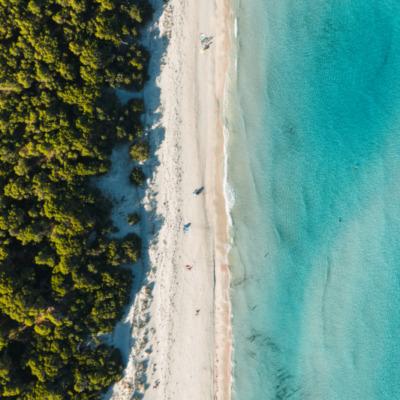 Plage de Saleccia drone