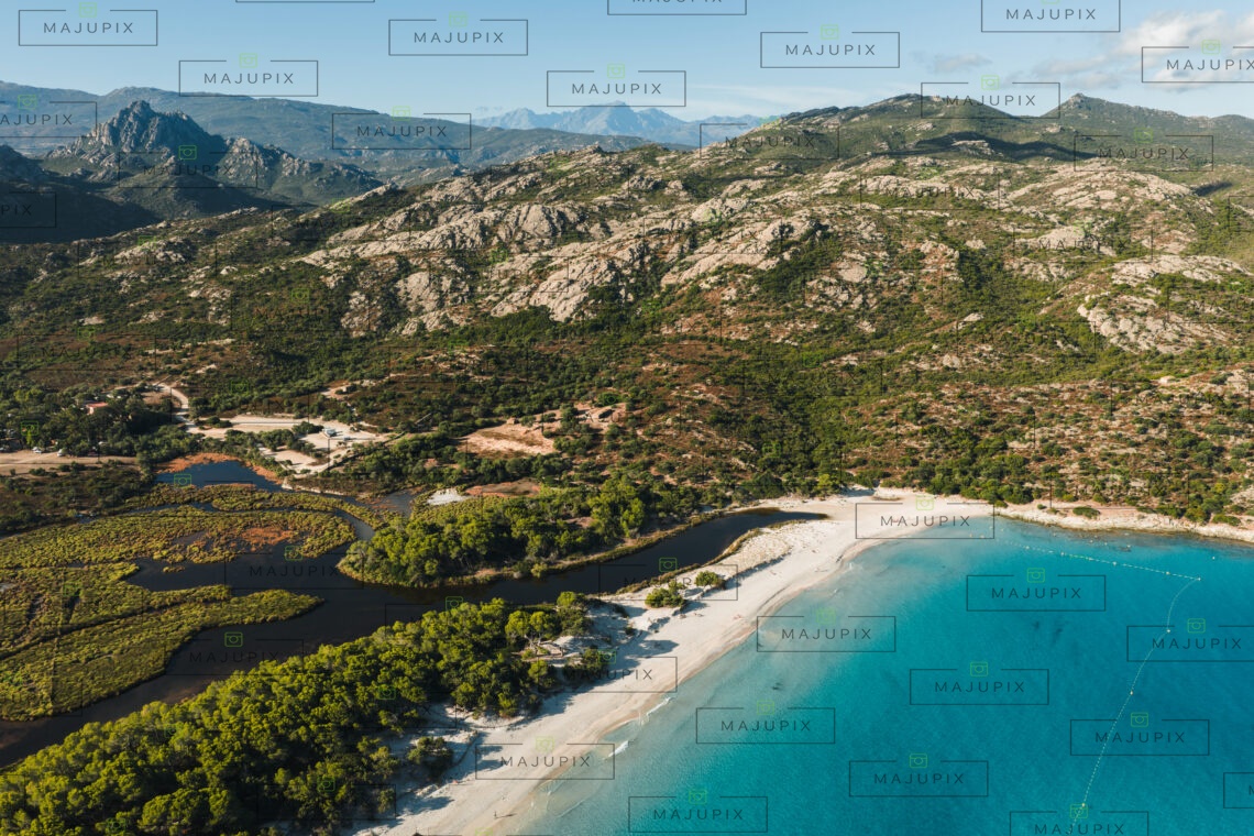 Plage de Saleccia drone
