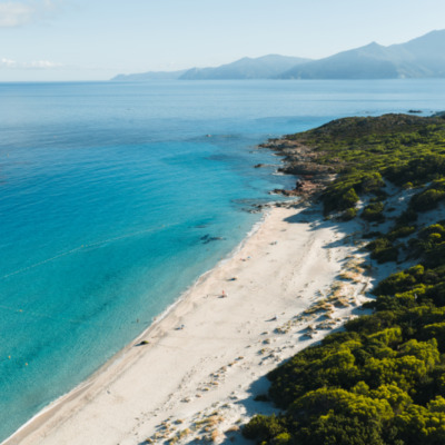 Plage de Saleccia drone