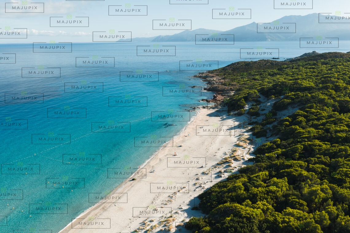 Plage de Saleccia drone