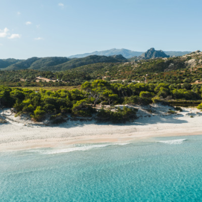 Plage de Saleccia drone