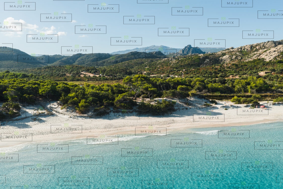 Plage de Saleccia drone