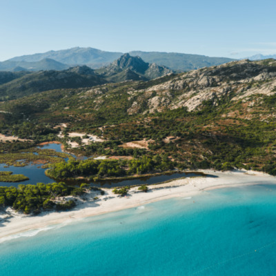 Plage de Saleccia drone