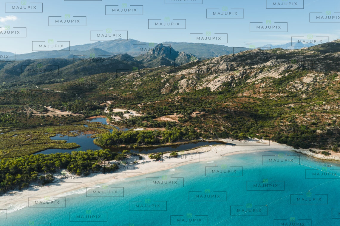 Plage de Saleccia drone