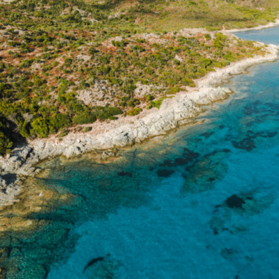 Plage de Saleccia drone