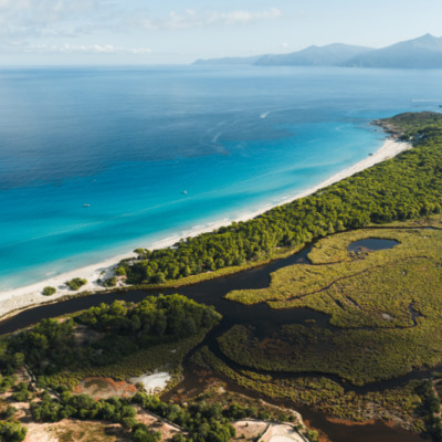 Plage de Saleccia drone