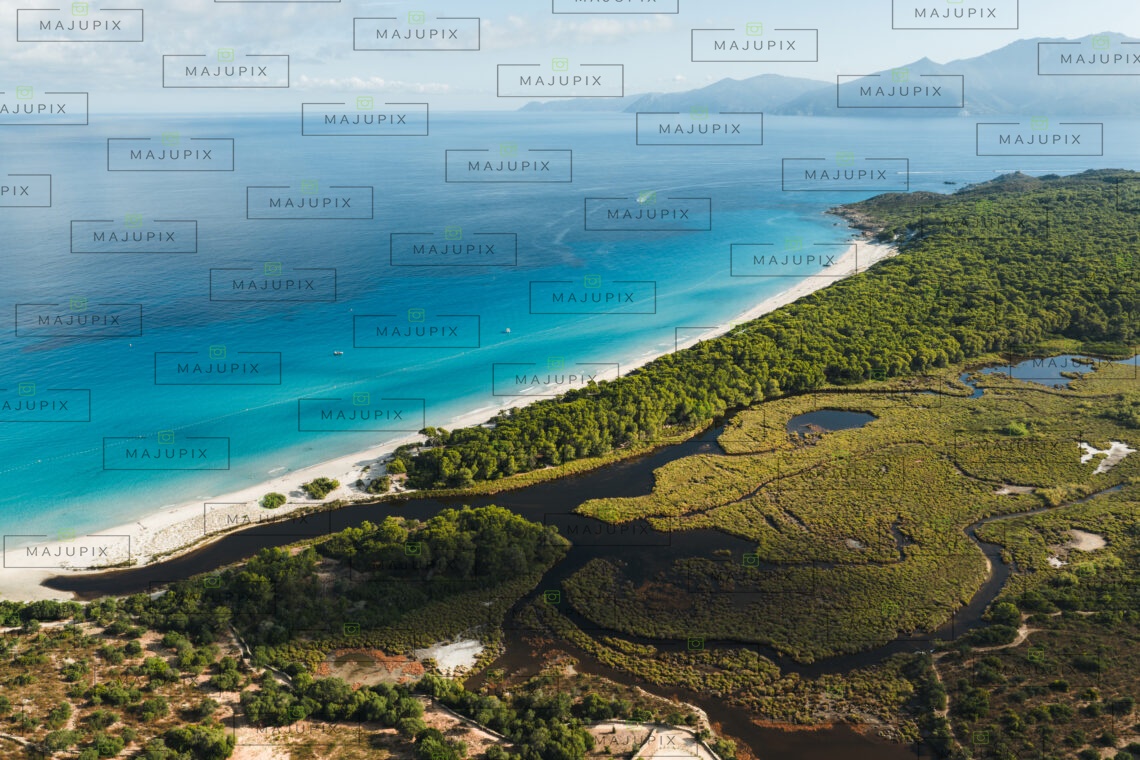 Plage de Saleccia drone