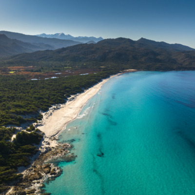 Plage de Saleccia drone