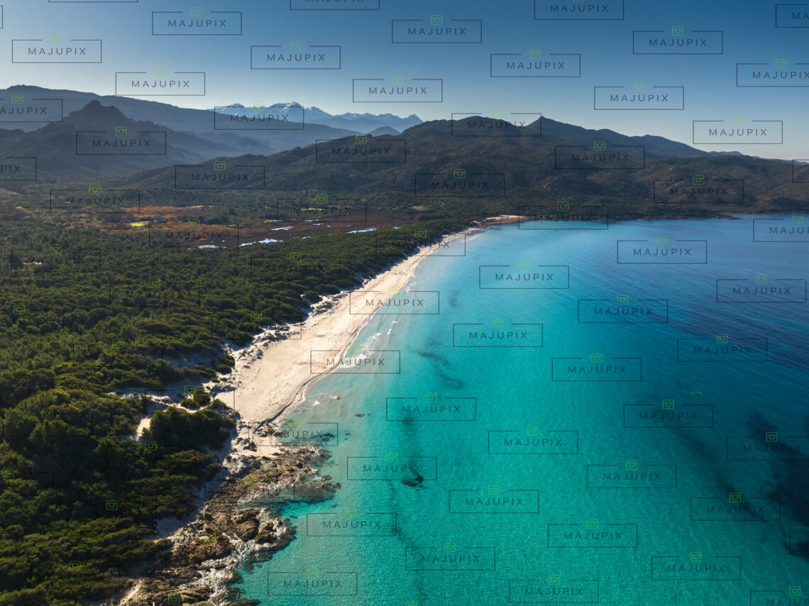 Plage de Saleccia drone