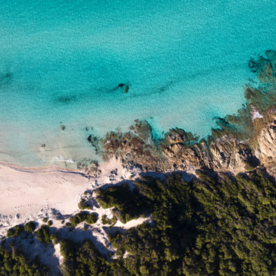 Plage de Saleccia drone