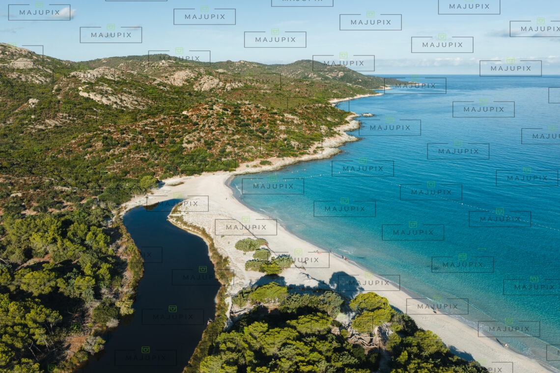 Plage de Saleccia drone