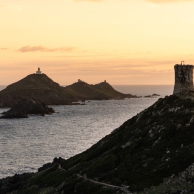 Iles Sanguinaires au coucher de soleil