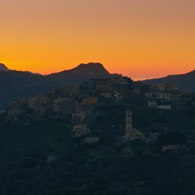Sant'Antonino au coucher de soleil